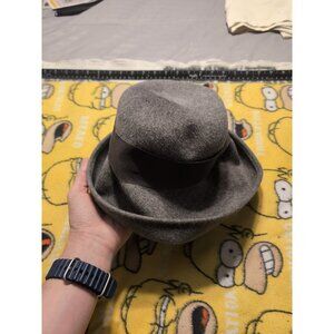 TNLee Neumann Endler 100% Wool Vintage Gray Hat Unionmade USA